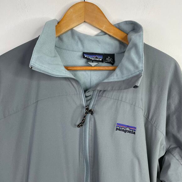 Patagonia Vintage Zephur Lightweight Softshell Light Zip Jacket Gray mens XL - Picture 3 of 12